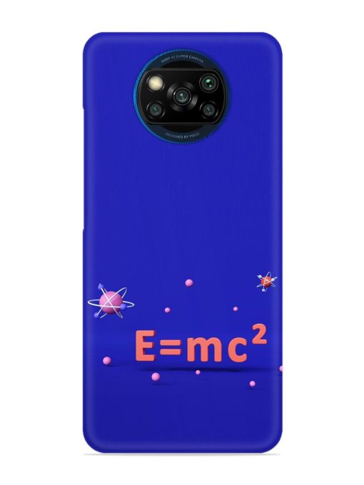 Formula Relativity Equation Snap Case for Poco X3