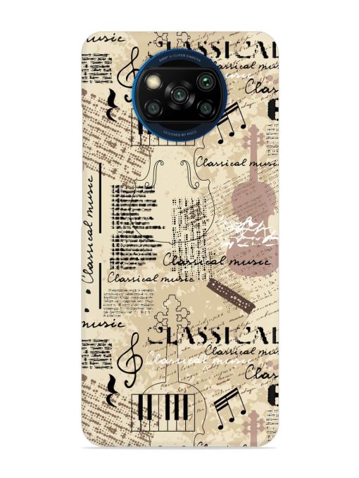 Classical Music Lpattern Snap Case for Poco X3