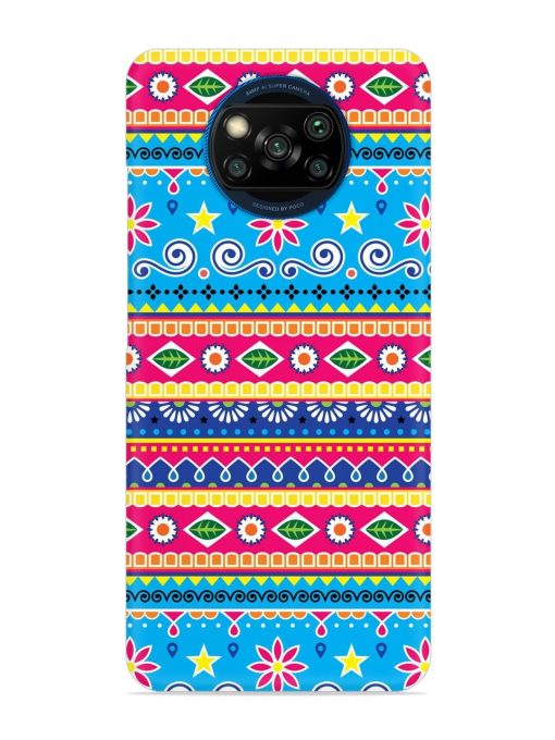 Indian Seamless Snap Case for Poco X3 Zapvi