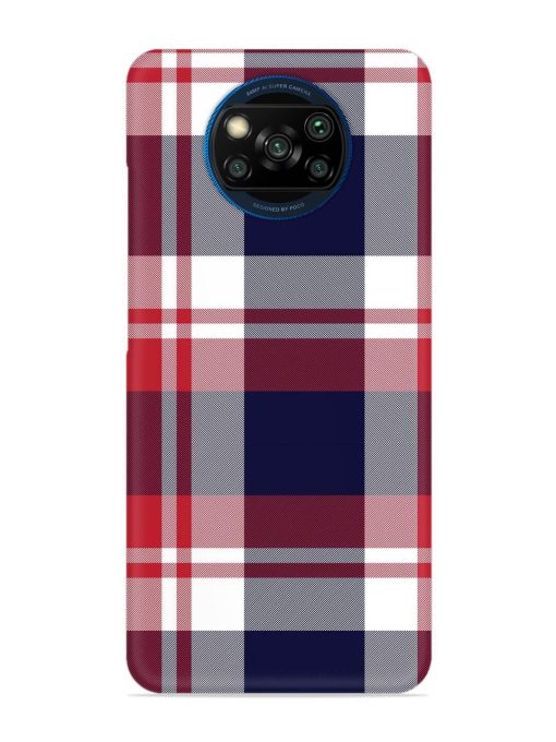 Classic Plaid Tartan Snap Case for Poco X3