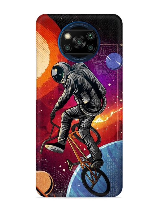 Super Eclipse Bmx Bike Snap Case for Poco X3 Zapvi