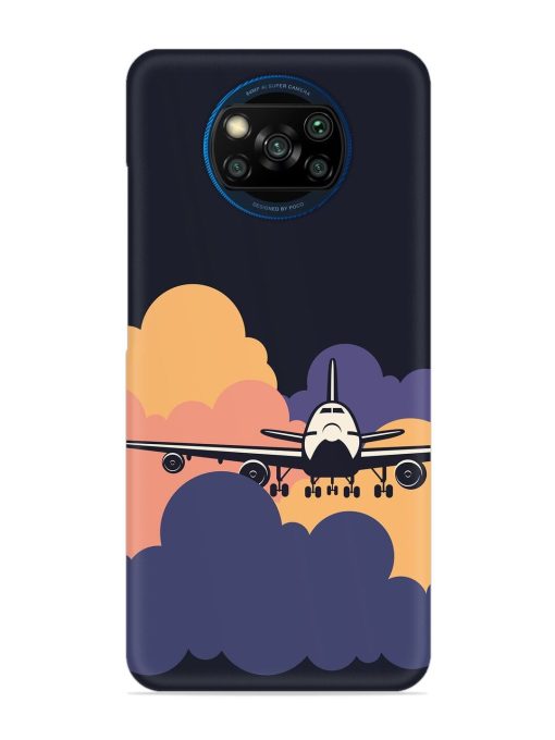 Aeroplane vector Snap Case for Poco X3