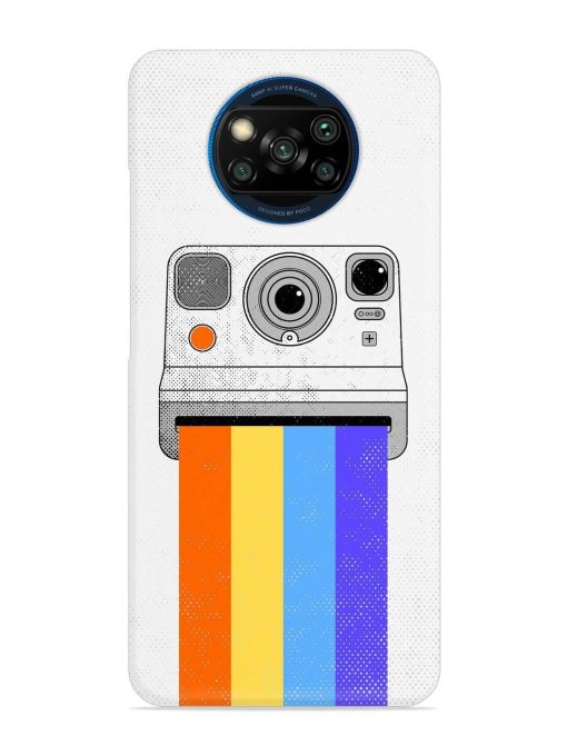 Retro Camera Art Snap Case for Poco X3 Zapvi