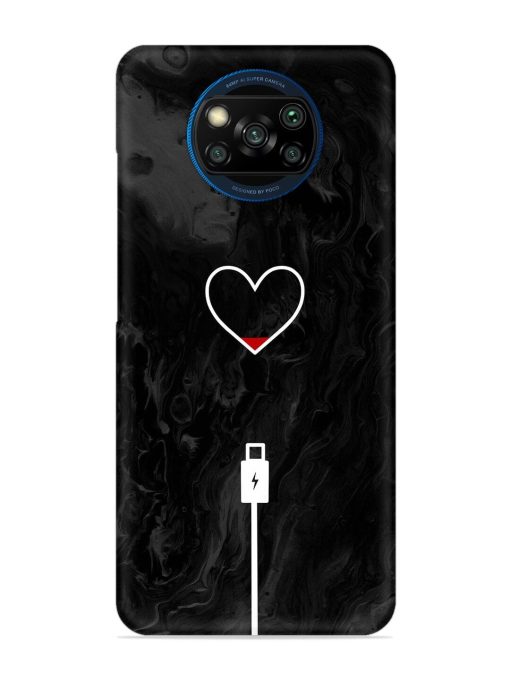 Heart Charging Vector Snap Case for Poco X3 Zapvi