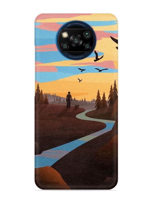 Natural Landscape Art Snap Case for Poco X3