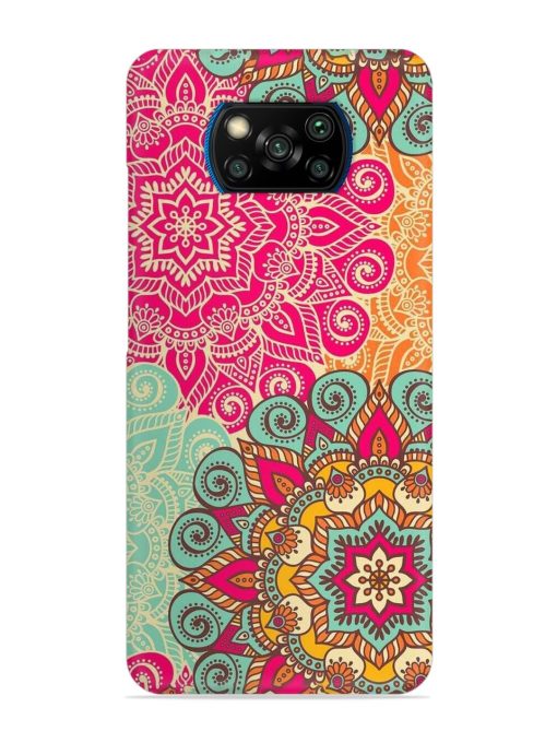 Mandala Seamless Snap Case for Poco X3 Pro Zapvi