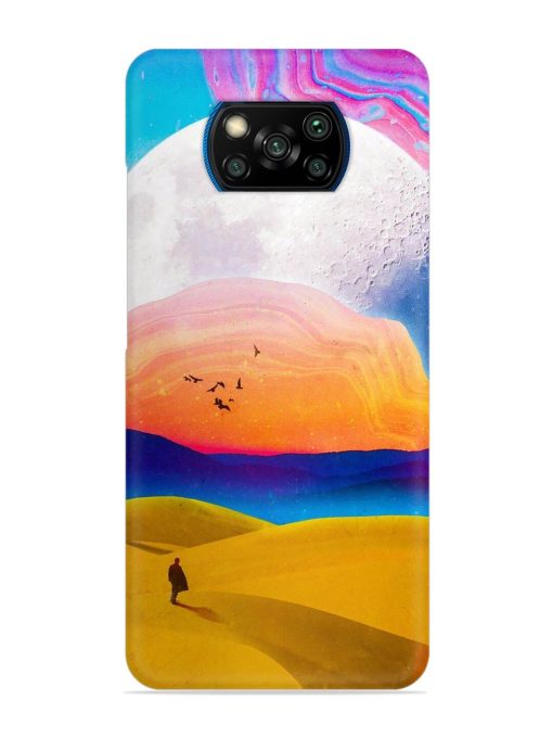 Sandy Desert Snap Case for Poco X3 Pro Zapvi