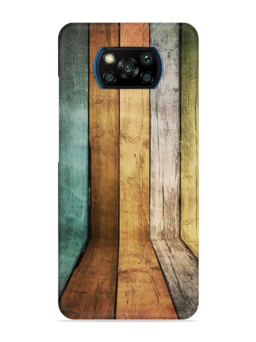 Wooden Realistic Art Snap Case for Poco X3 Pro Zapvi