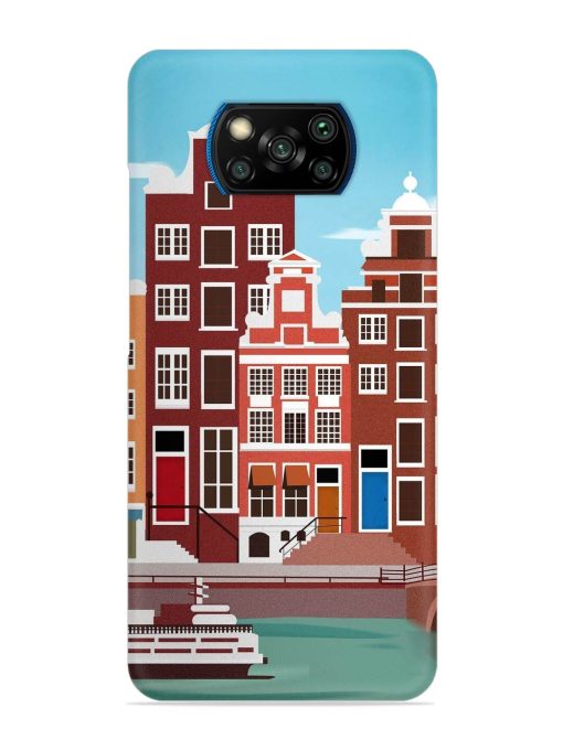 Scenery Architecture Amsterdam Landscape Snap Case for Poco X3 Pro Zapvi