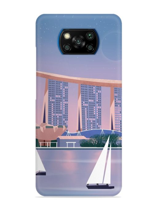 Singapore Scenery Architecture Snap Case for Poco X3 Pro Zapvi