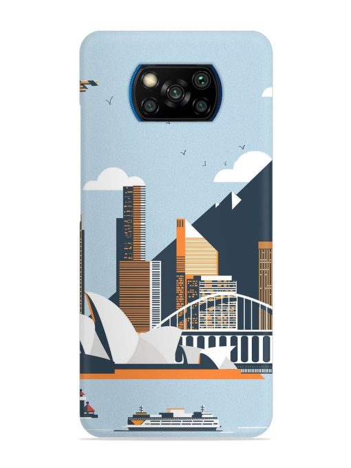 Sydney Opera Landscape Snap Case for Poco X3 Pro Zapvi