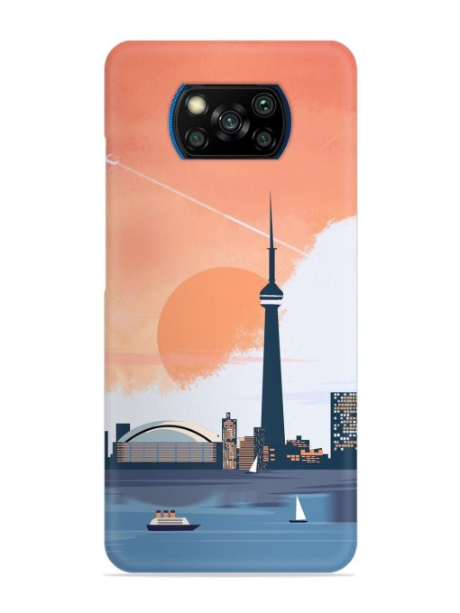 Toronto Canada Snap Case for Poco X3 Pro Zapvi