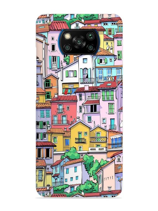 Europe Old Town Snap Case for Poco X3 Pro