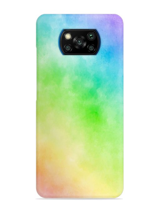 Watercolor Mixture Snap Case for Poco X3 Pro Zapvi