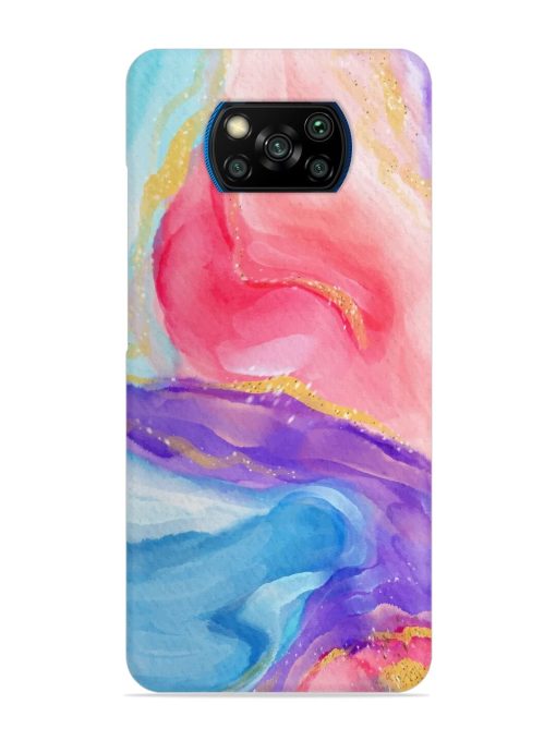 Watercolor Gradient Snap Case for Poco X3 Pro