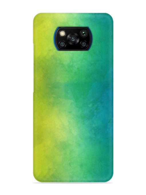 Yellow Green Gradient Snap Case for Poco X3 Pro Zapvi