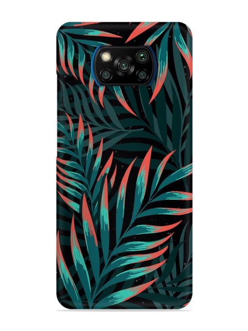 Green Leaf Art Snap Case for Poco X3 Pro