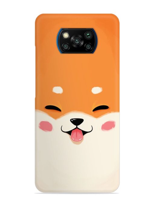 Happy Cat Art Snap Case for Poco X3 Pro Zapvi