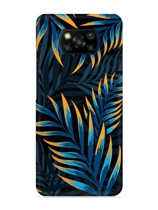 Abstract Leaf Art Snap Case for Poco X3 Pro Zapvi