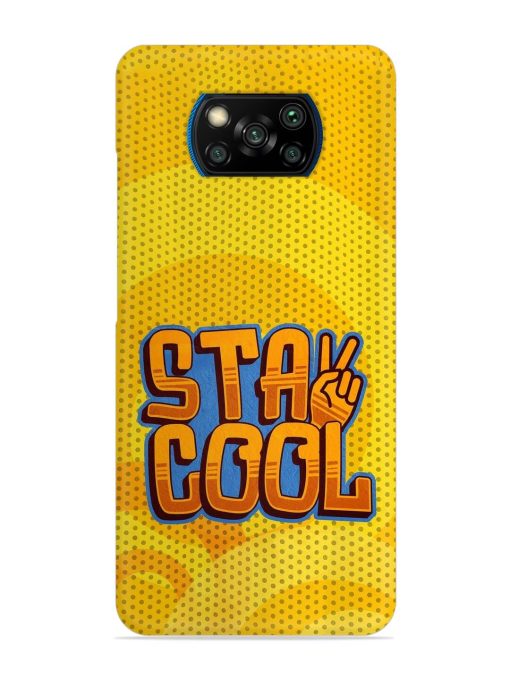 Stay Cool Snap Case for Poco X3 Pro Zapvi