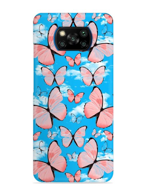 Seamless Pattern Tropical Snap Case for Poco X3 Pro