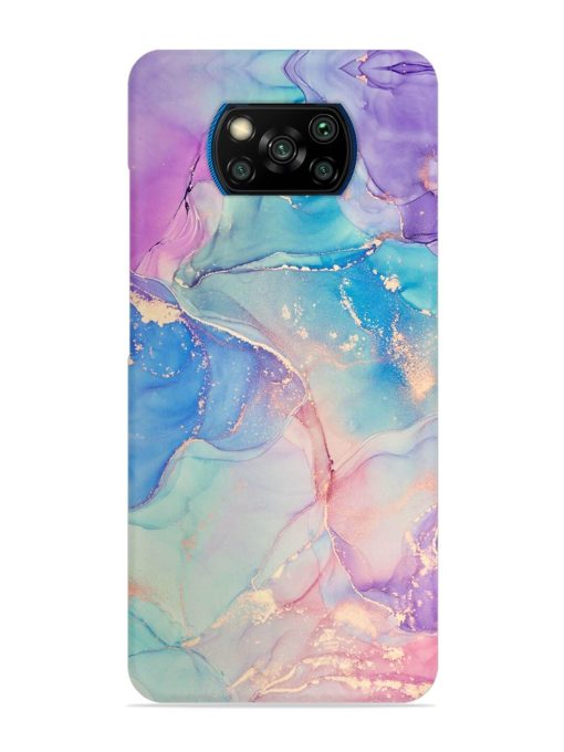 Alcohol Ink Colors Snap Case for Poco X3 Pro Zapvi