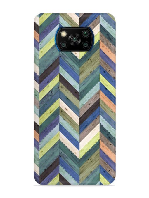 Chevron Random Color Snap Case for Poco X3 Pro