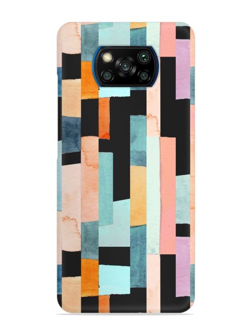 Geometric Seamless Pattern Snap Case for Poco X3 Pro Zapvi