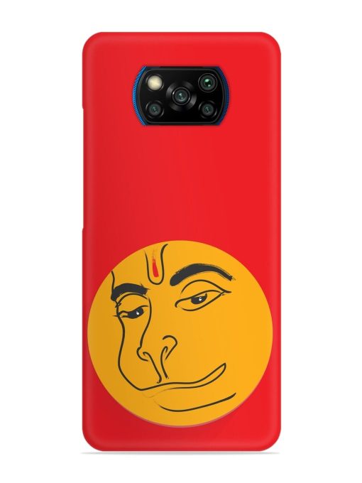 Lord Hanuman Vector Snap Case for Poco X3 Pro Zapvi