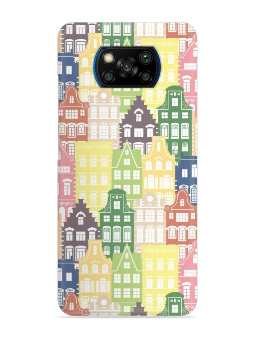 Seamless Shapes Pattern Snap Case for Poco X3 Pro