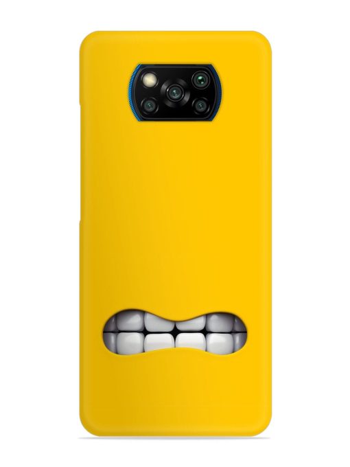 Mouth Character On Snap Case for Poco X3 Pro Zapvi