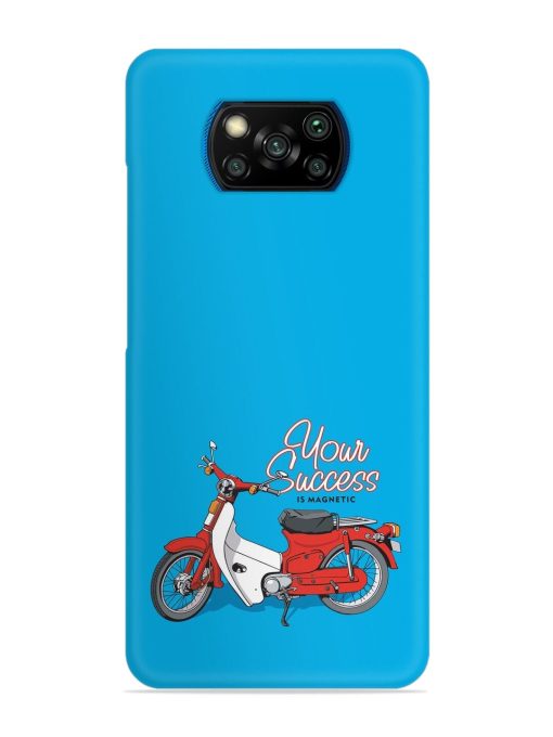 Motorcycles Image Vector Snap Case for Poco X3 Pro