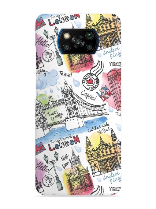 Vector London Landmark Snap Case for Poco X3 Pro Zapvi