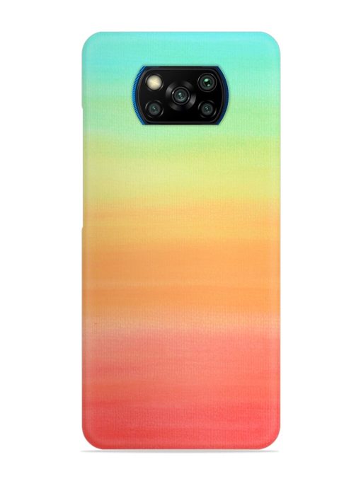 Background Sky Watercolor Snap Case for Poco X3 Pro Zapvi