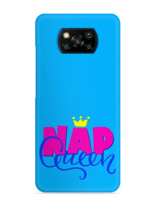 Nap Queen Quote Snap Case for Poco X3 Pro Zapvi