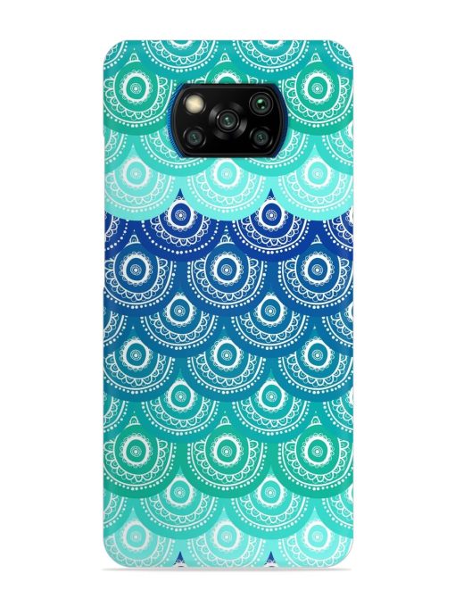 Ethnic Seamless Pattern Snap Case for Poco X3 Pro