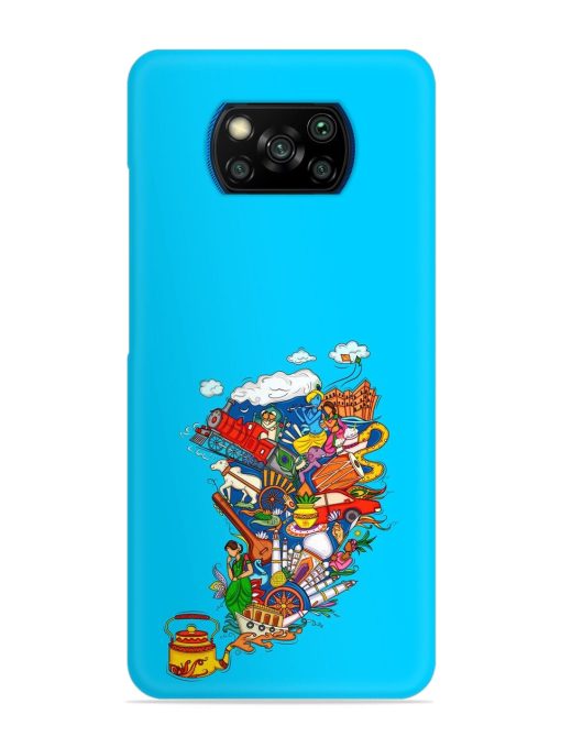 Vector Design Indian Snap Case for Poco X3 Pro Zapvi