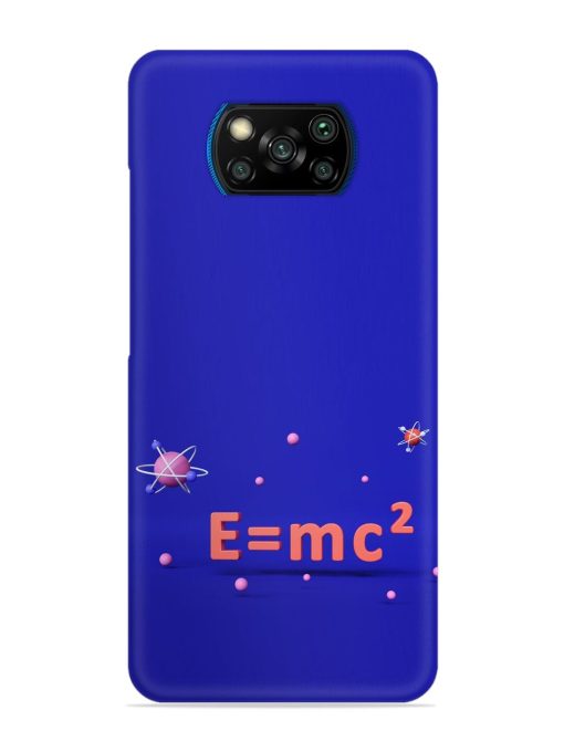 Formula Relativity Equation Snap Case for Poco X3 Pro