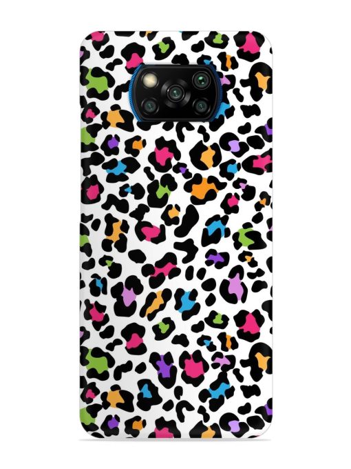 Seamless Leopard Pattern Snap Case for Poco X3 Pro