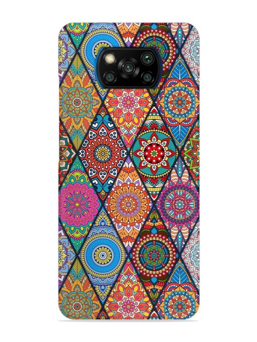 Seamless Tile Pattern Snap Case for Poco X3 Pro Zapvi