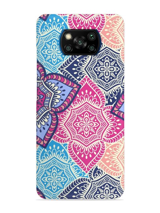 Ethnic Floral Seamless Snap Case for Poco X3 Pro