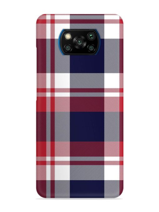 Classic Plaid Tartan Snap Case for Poco X3 Pro Zapvi