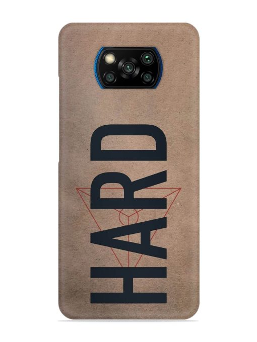 Hard Typo Snap Case for Poco X3 Pro Zapvi