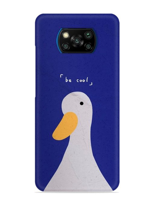 Be Cool Duck Snap Case for Poco X3 Pro