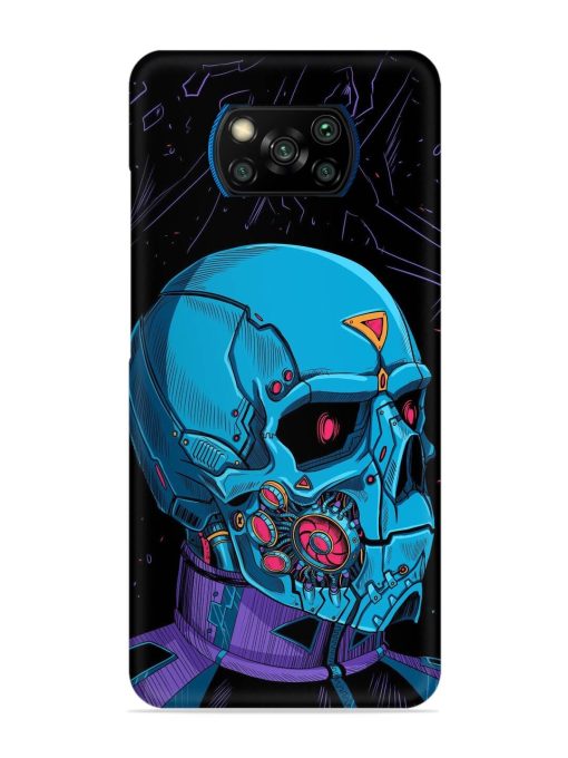 Skull Robo Vector Snap Case for Poco X3 Pro Zapvi