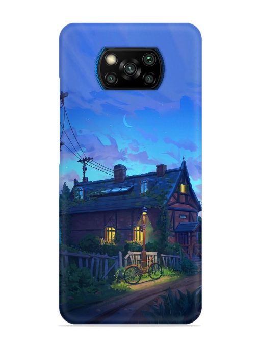 Beautiful Village House Snap Case for Poco X3 Pro Zapvi