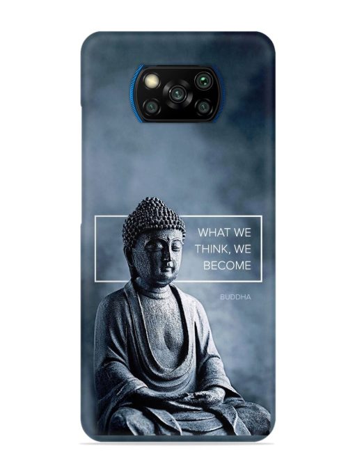 What We Think We Become Snap Case for Poco X3 Pro Zapvi