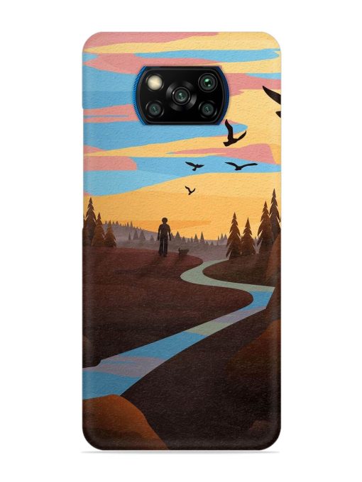 Natural Landscape Art Snap Case for Poco X3 Pro