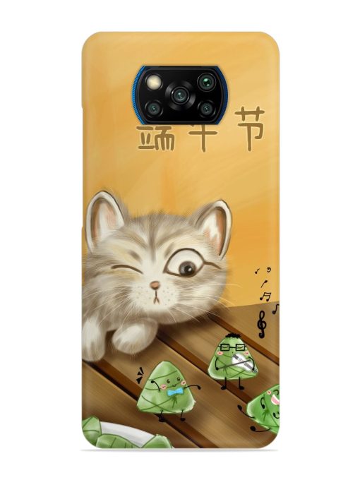 Cat Scorpion Dancing Snap Case for Poco X3 Pro