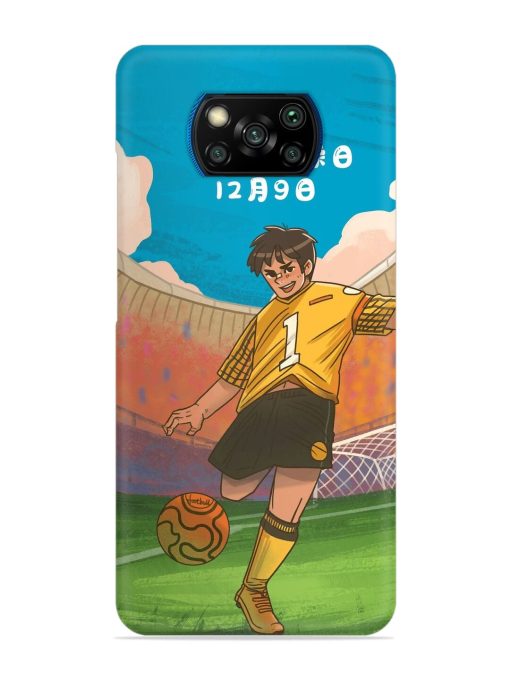 Soccer Kick Snap Case for Poco X3 Pro